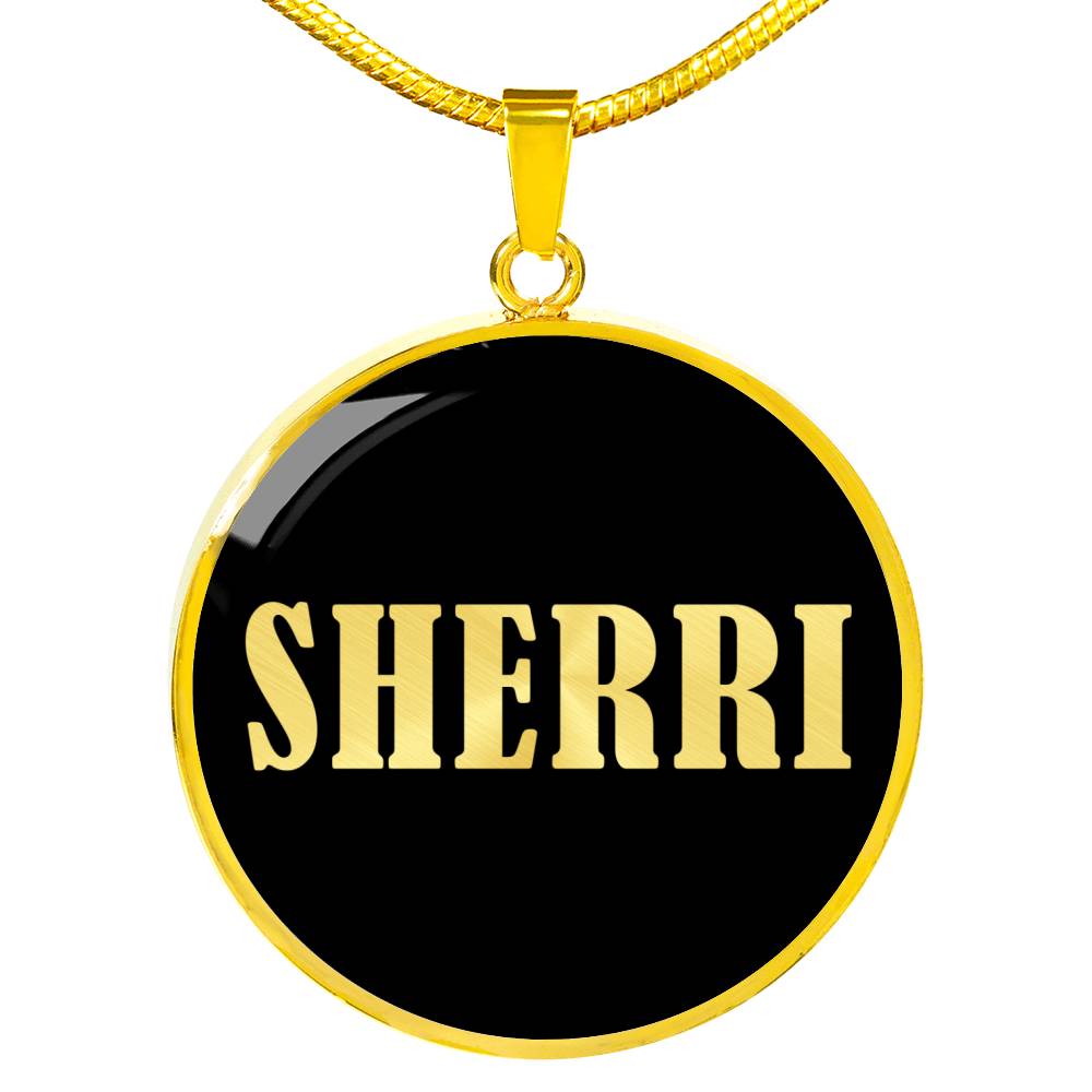 Sherri v02 - 18k Gold Finished Luxury Necklace