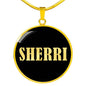 Sherri v02 - 18k Gold Finished Luxury Necklace