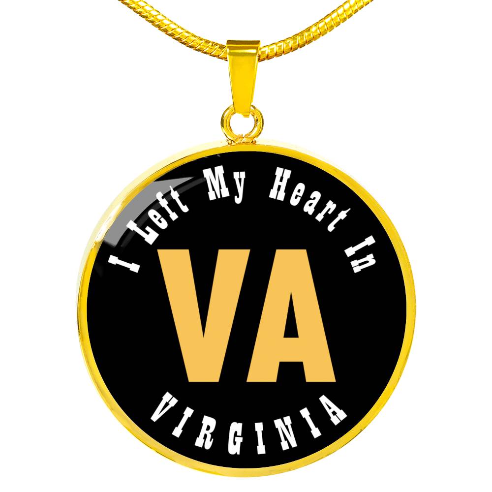 Heart In Virginia - 18k Gold Finished Luxury Necklace