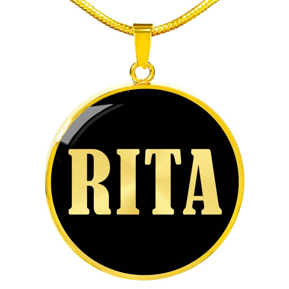 Rita v02 - 18k Gold Finished Luxury Necklace