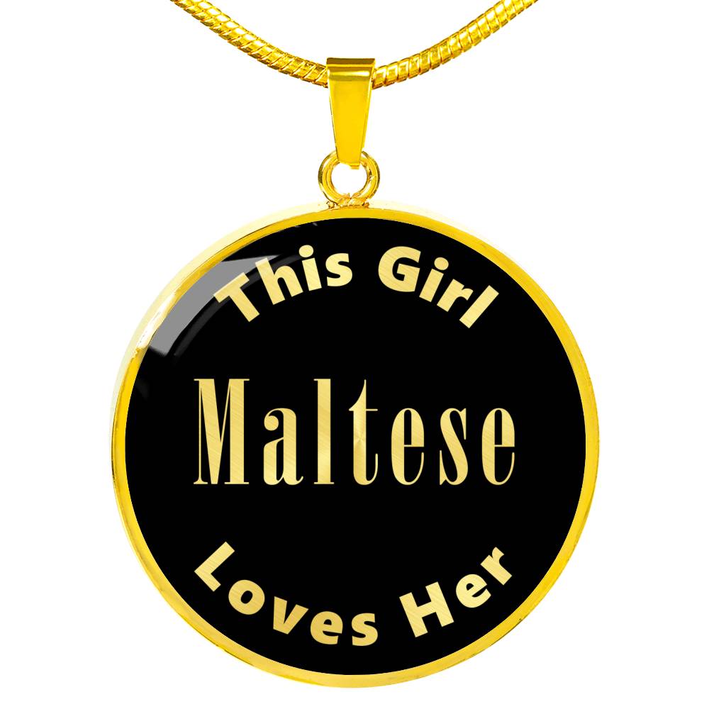 Maltese - 18k Gold Finished Luxury Necklace