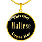 Maltese - 18k Gold Finished Luxury Necklace