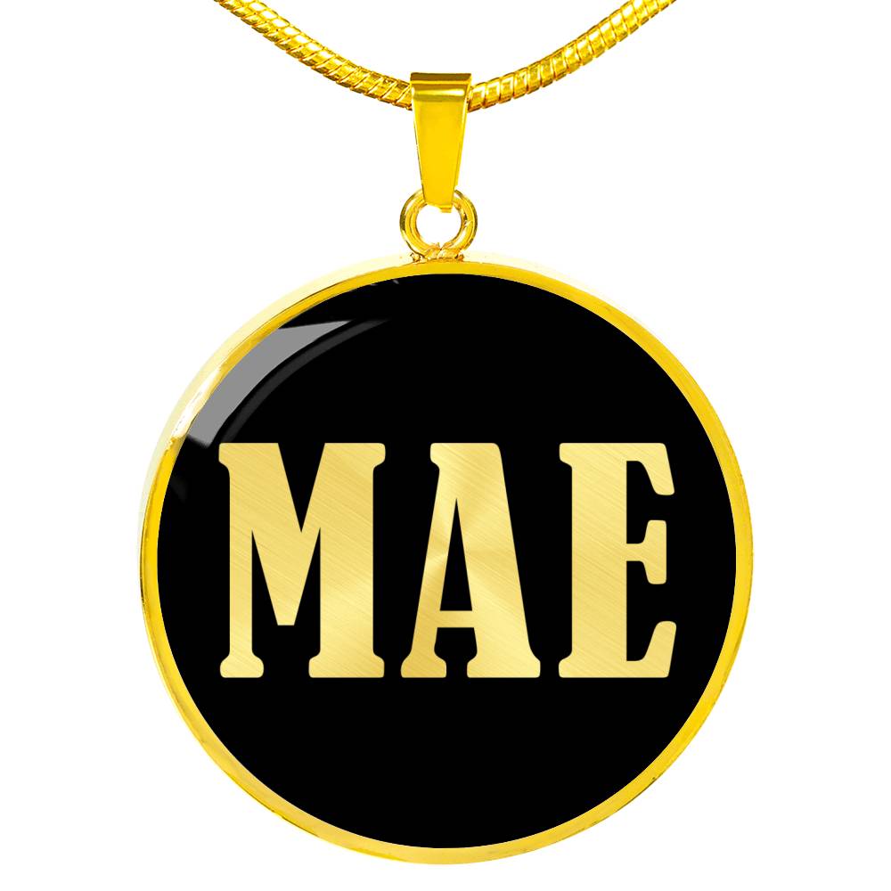 Mae v02 - 18k Gold Finished Luxury Necklace