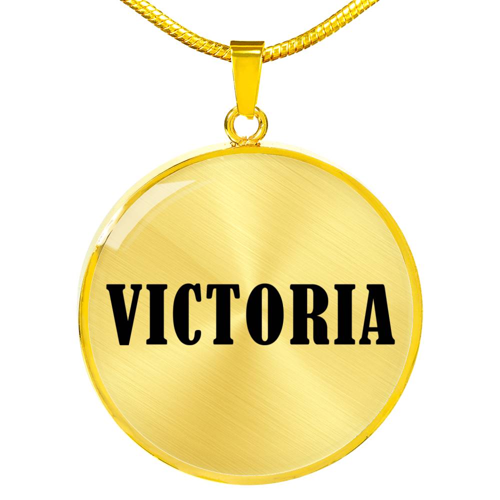 Victoria v01 - 18k Gold Finished Luxury Necklace