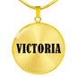 Victoria v01 - 18k Gold Finished Luxury Necklace