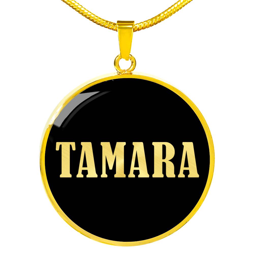 Tamara v02 - 18k Gold Finished Luxury Necklace