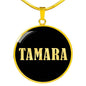 Tamara v02 - 18k Gold Finished Luxury Necklace