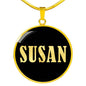 Susan v02 - 18k Gold Finished Luxury Necklace