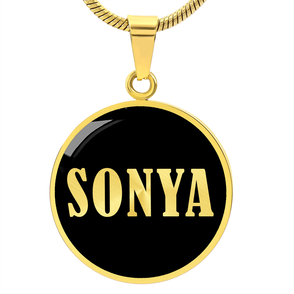 Sonya v02 - 18k Gold Finished Luxury Necklace