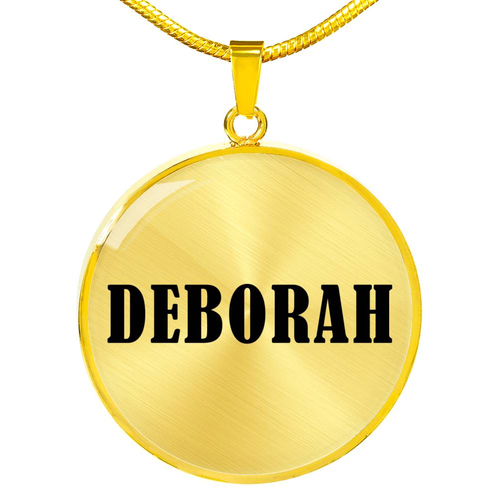 Deborah v01 - 18k Gold Finished Luxury Necklace