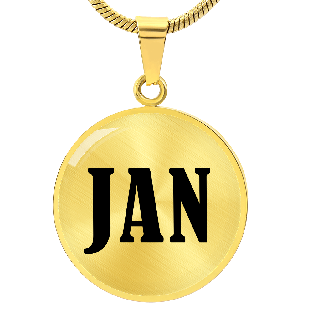Jan v01 - 18k Gold Finished Luxury Necklace
