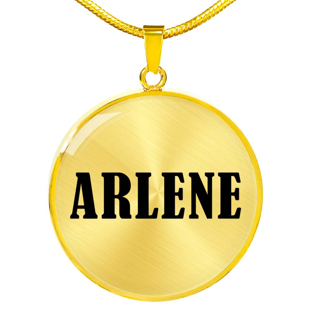 Arlene v01 - 18k Gold Finished Luxury Necklace