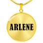 Arlene v01 - 18k Gold Finished Luxury Necklace