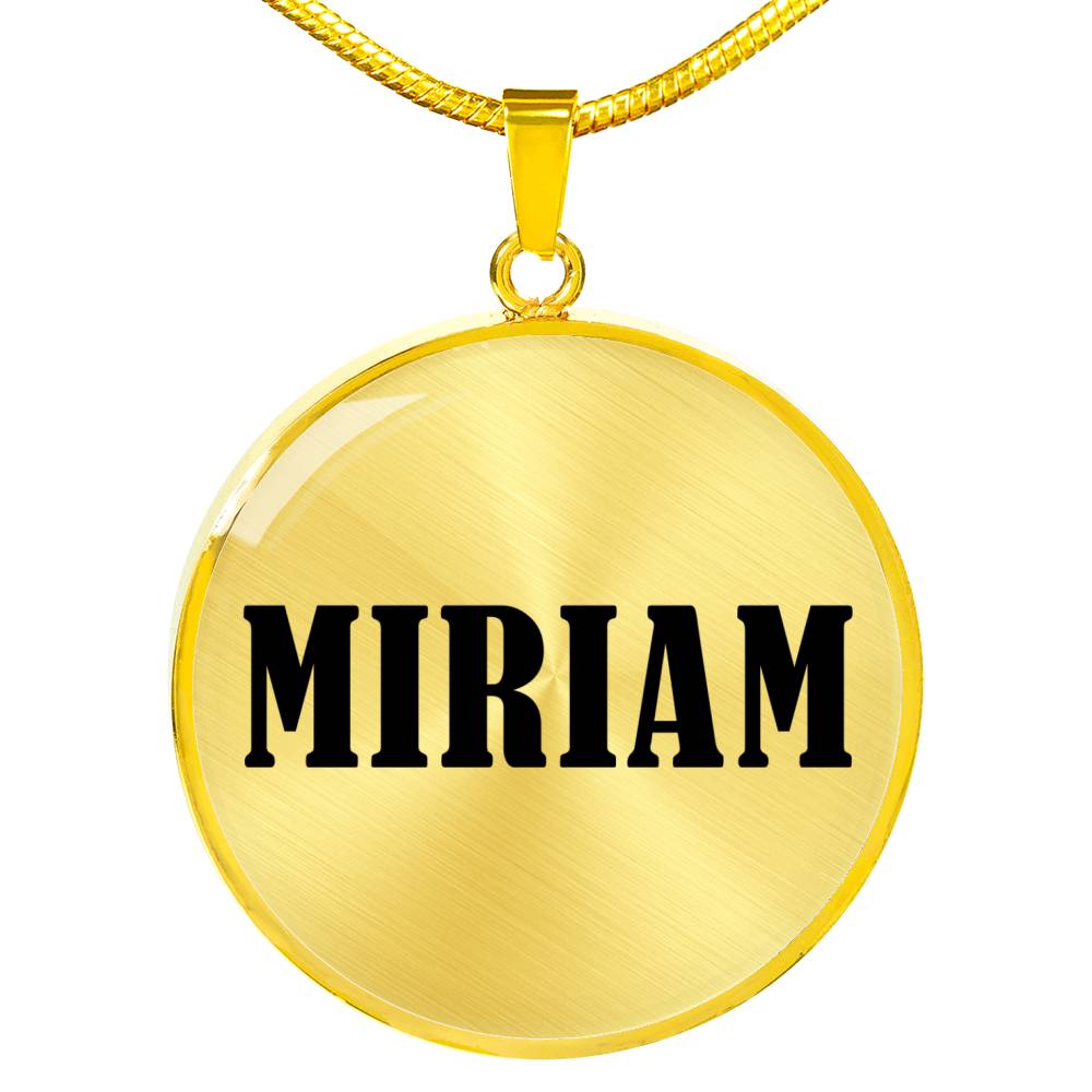 Miriam v01 - 18k Gold Finished Luxury Necklace