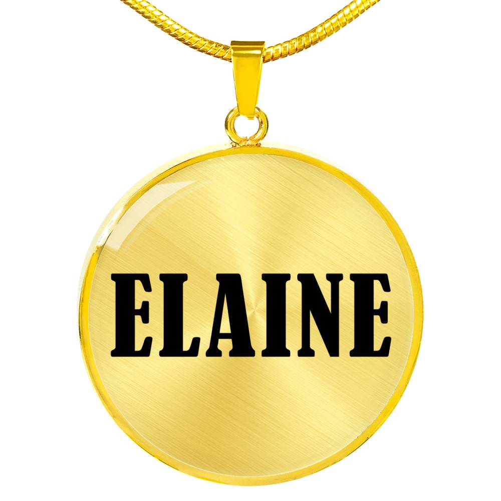 Elaine v01 - 18k Gold Finished Luxury Necklace