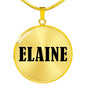 Elaine v01 - 18k Gold Finished Luxury Necklace