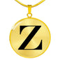 Initial Z v1a - 18k Gold Finished Luxury Necklace