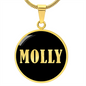 Molly v02 - 18k Gold Finished Luxury Necklace