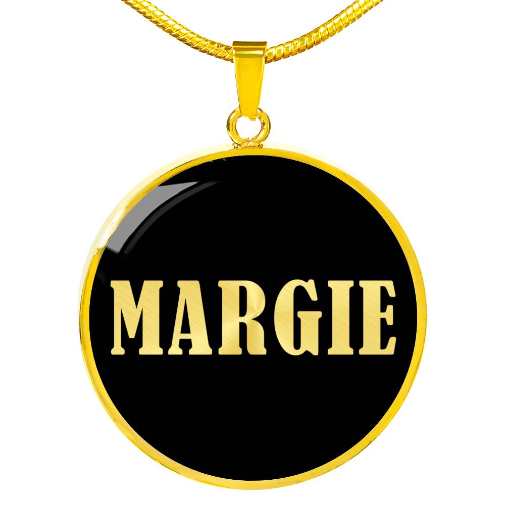Margie v02 - 18k Gold Finished Luxury Necklace