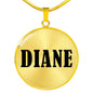 Diane v01 - 18k Gold Finished Luxury Necklace