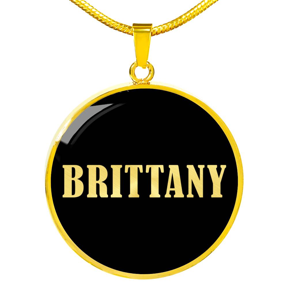 Brittany v02 - 18k Gold Finished Luxury Necklace