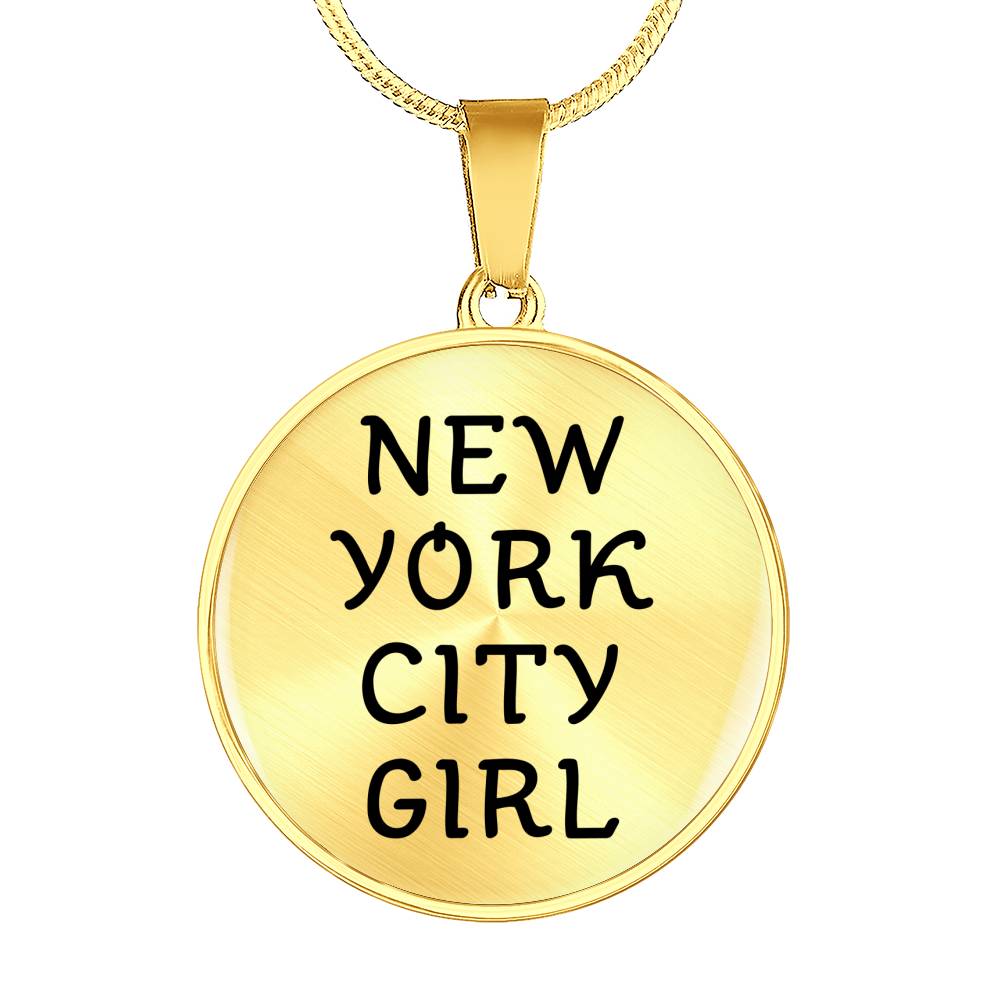 New York City Girl - 18k Gold Finished Luxury Necklace