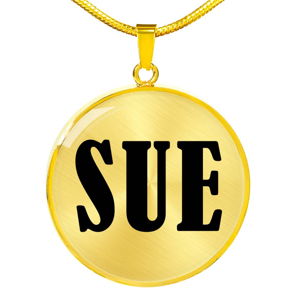 Sue v01 - 18k Gold Finished Luxury Necklace