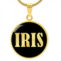 Iris v02 - 18k Gold Finished Luxury Necklace