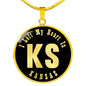 Heart In Kansas v02 - 18k Gold Finished Luxury Necklace