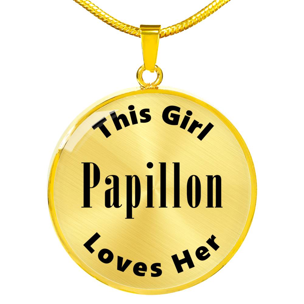 Papillon - 18k Gold Finished Luxury Necklace