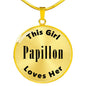 Papillon - 18k Gold Finished Luxury Necklace