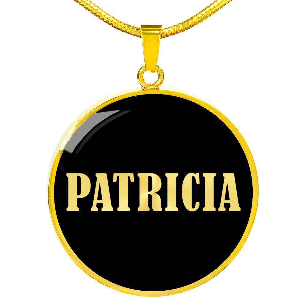 Patricia v02 - 18k Gold Finished Luxury Necklace