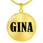 Gina v01 - 18k Gold Finished Luxury Necklace