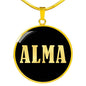 Alma v02 - 18k Gold Finished Luxury Necklace