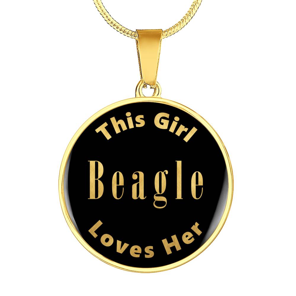 Beagle v2 - 18k Gold Finished Luxury Necklace