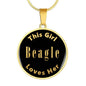 Beagle v2 - 18k Gold Finished Luxury Necklace