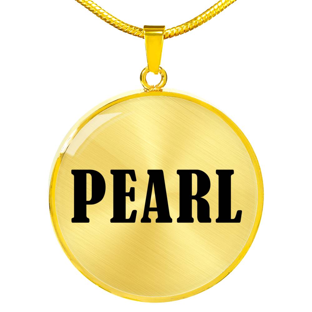 Pearl v01 - 18k Gold Finished Luxury Necklace