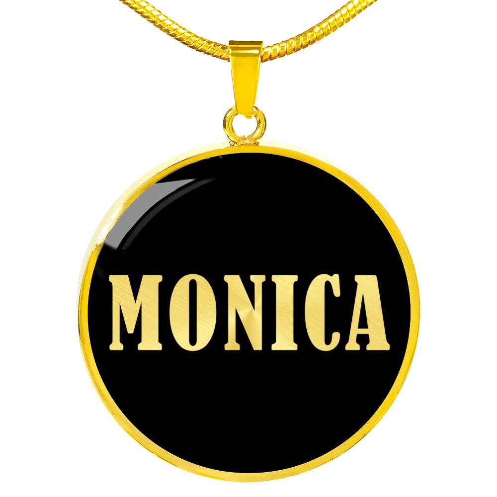 Monica v02 - 18k Gold Finished Luxury Necklace