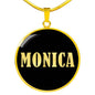 Monica v02 - 18k Gold Finished Luxury Necklace