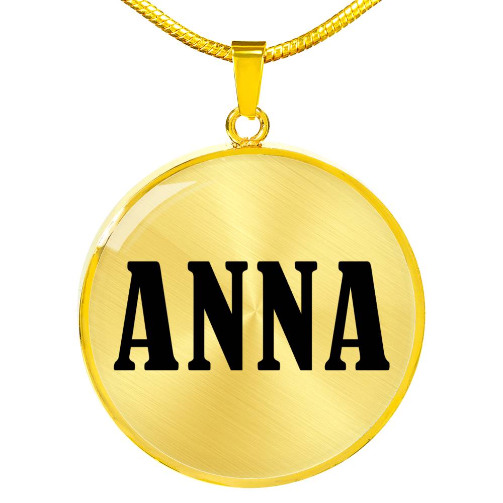 Anna v01 - 18k Gold Finished Luxury Necklace