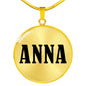 Anna v01 - 18k Gold Finished Luxury Necklace