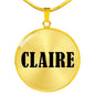 Claire v01 - 18k Gold Finished Luxury Necklace