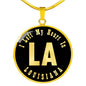 Heart In Louisiana v02 - 18k Gold Finished Luxury Necklace