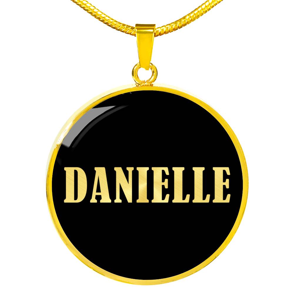 Danielle v02 - 18k Gold Finished Luxury Necklace