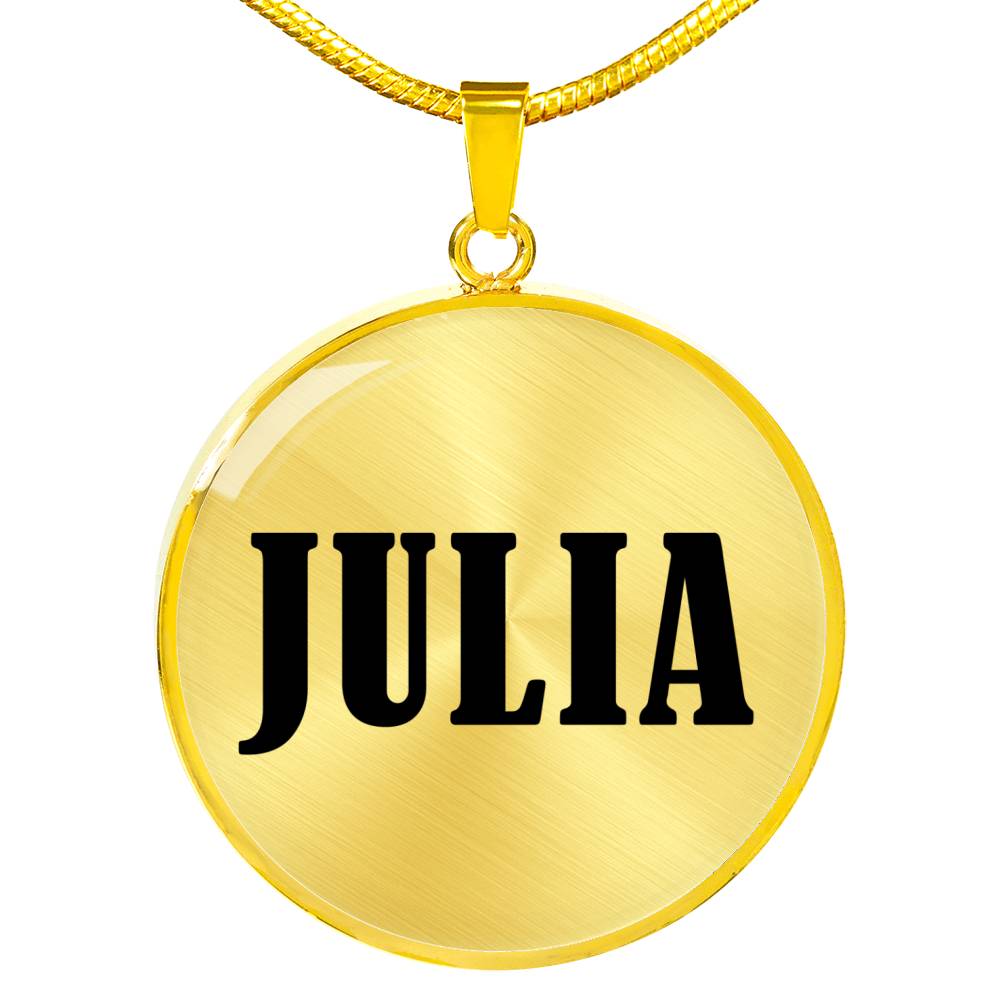 Julia v01 - 18k Gold Finished Luxury Necklace