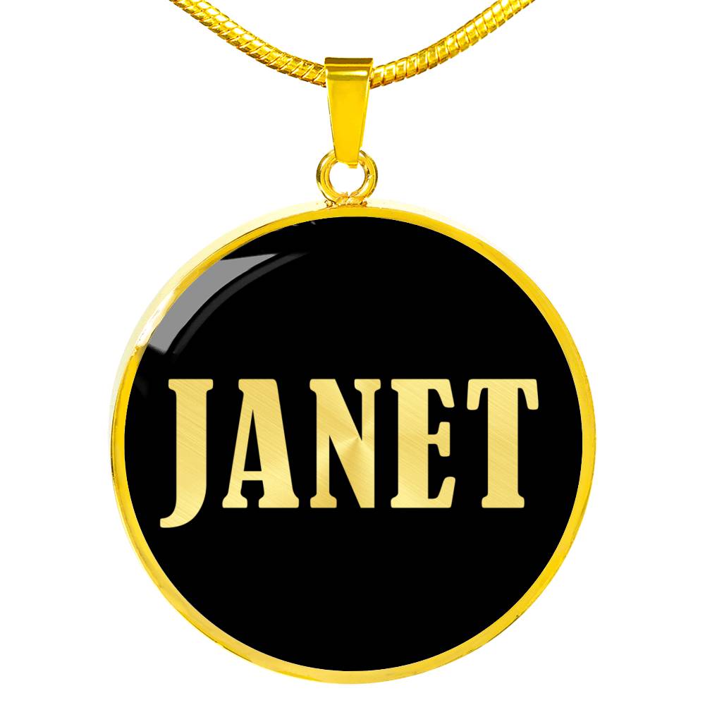 Janet v02 - 18k Gold Finished Luxury Necklace
