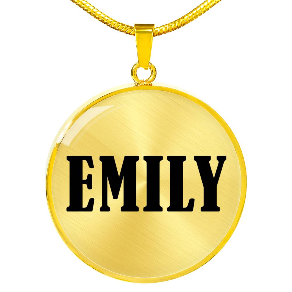 Emily v01 - 18k Gold Finished Luxury Necklace