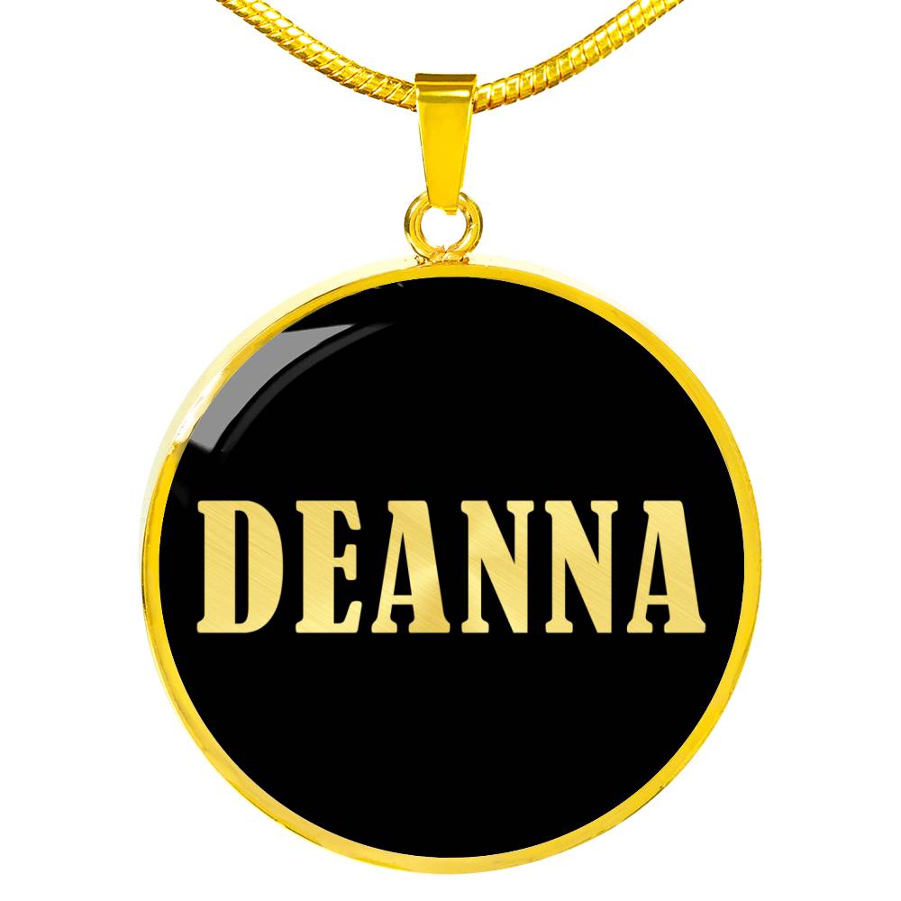 Deanna v02 - 18k Gold Finished Luxury Necklace
