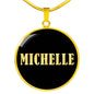 Michelle v02 - 18k Gold Finished Luxury Necklace
