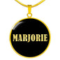 Marjorie v02 - 18k Gold Finished Luxury Necklace